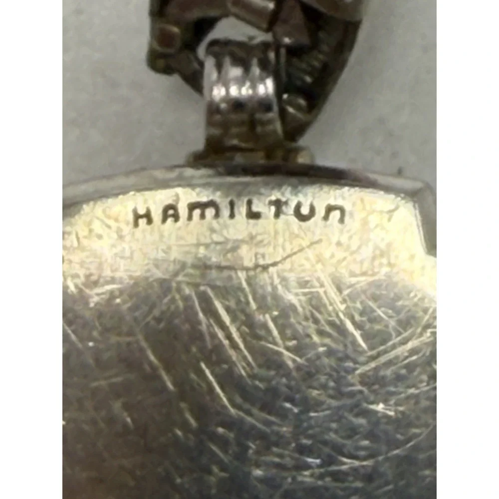 Hamilton Vintage Ladies Watch Solid 14K‎ White Gold Diamonds Works 14MM 6